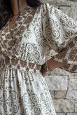Zaida Smock Dress Hazelnut